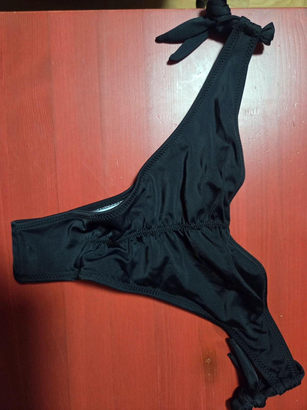 Nuevo Bikini Negro Elegante - Top Bandeau y Braguita Ajustable - Talla L – Generica – taille L / 40 / 12 5