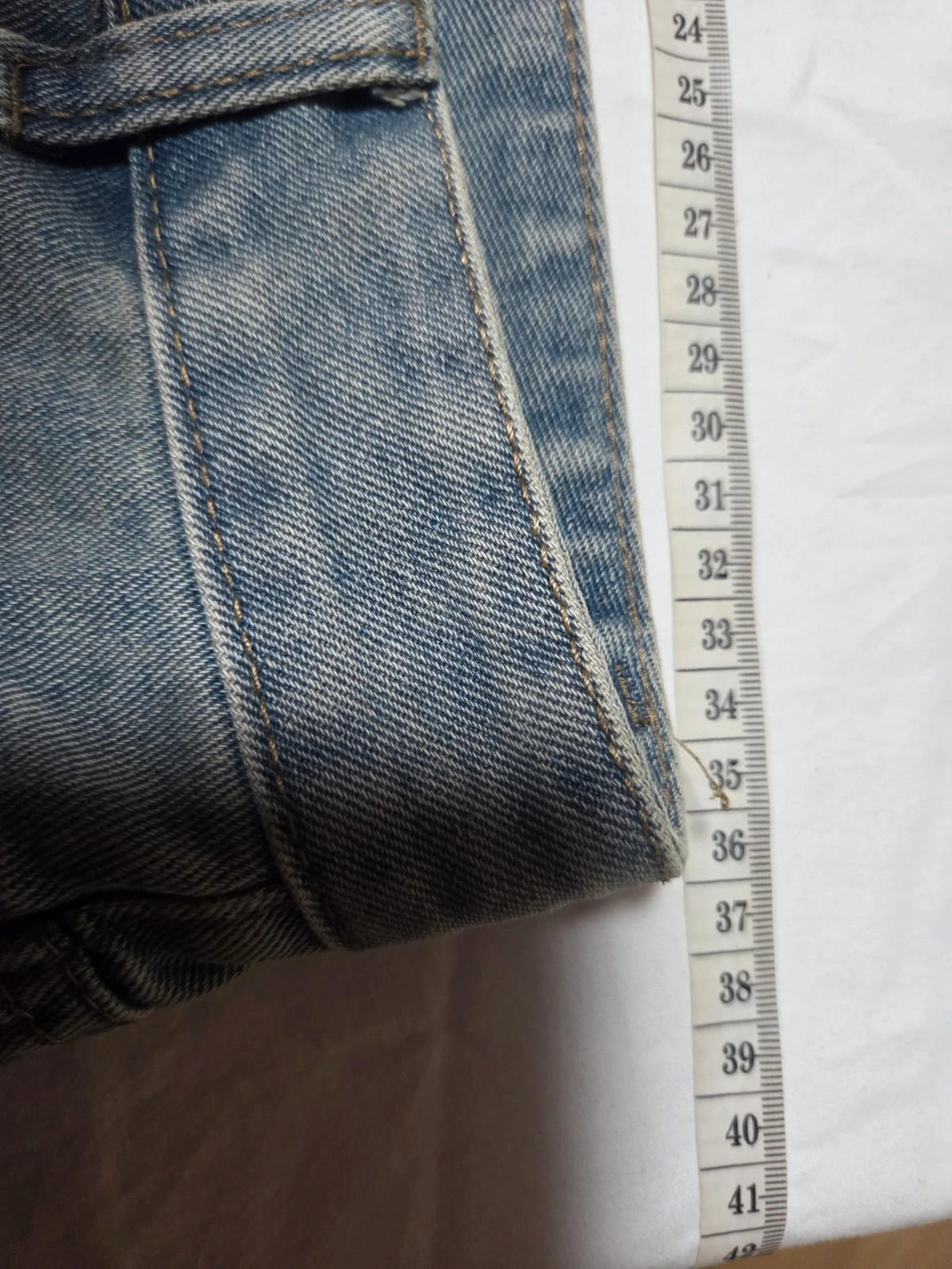 Shorts de Mezclilla con Flecos Estilo Boho - Talla L (Nuevos) – Si – taille L / 40 / 12 4