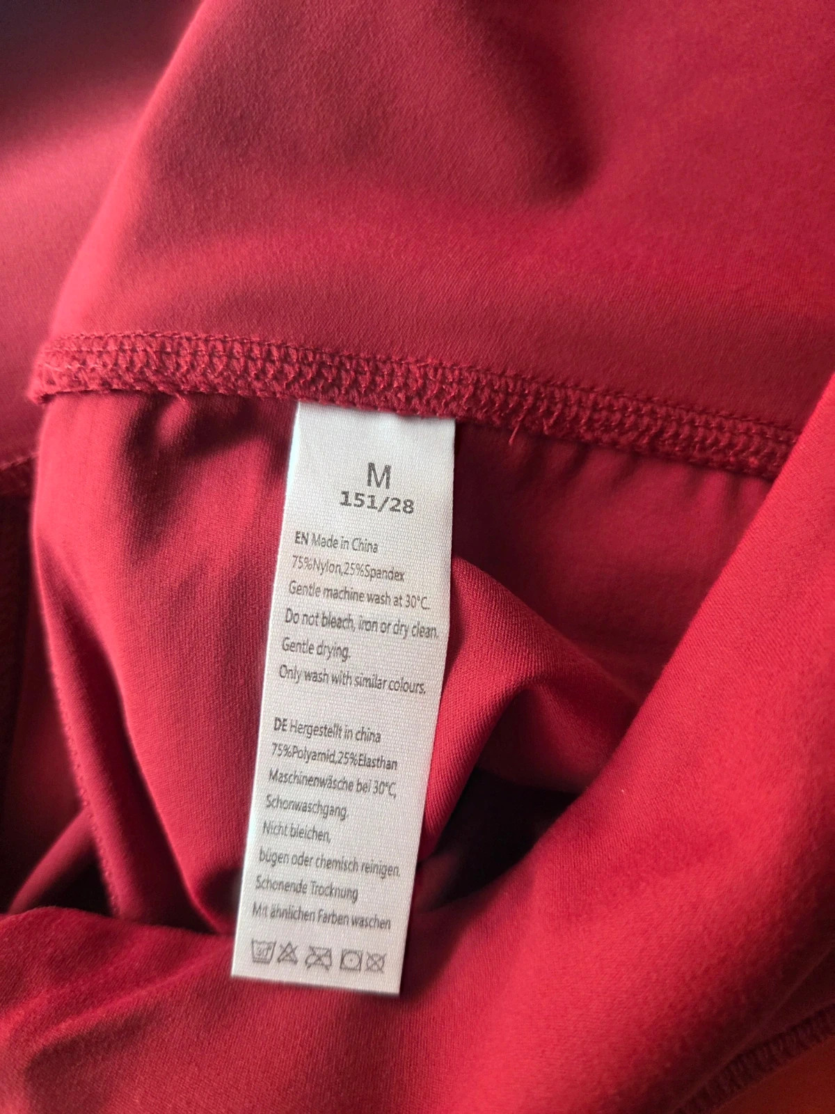 Leggings Deportivos Persit - Talla M - Color Burdeos/Vino (Nuevos) – Persit – taille M / 38 / 10 5