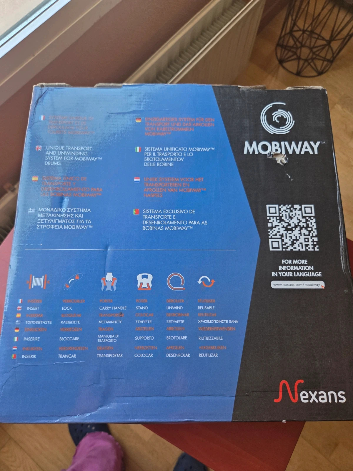 Sistema Nexans Mobiway - Soporte y Desenrollador de Cable – mobiway 2