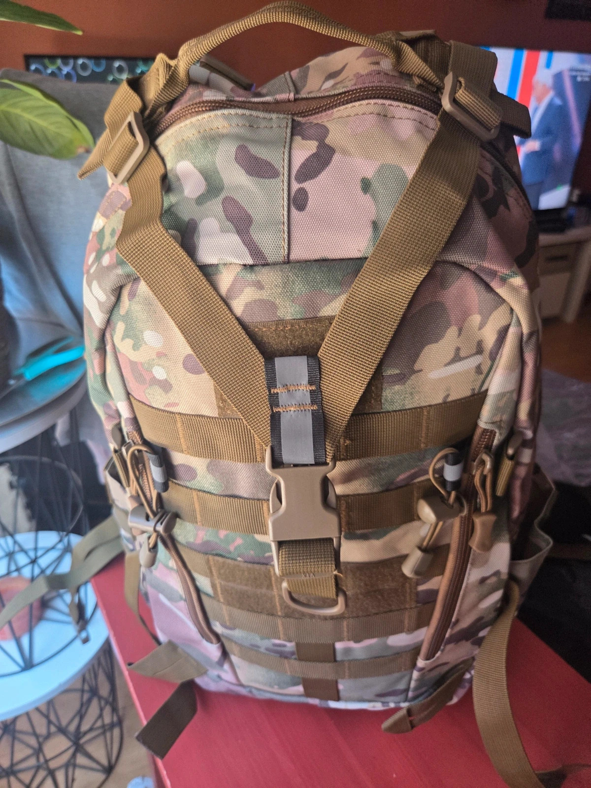Mochila Táctica Militar Multicam – 35L/45L – Sistema MOLLE y Ergonómica – Como 3