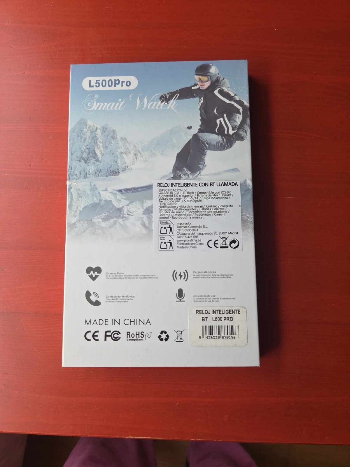 Smartwatch Langsfit L500 Pro - Nuevo con 2 Correas – Langsfit – taille Taille unique 2