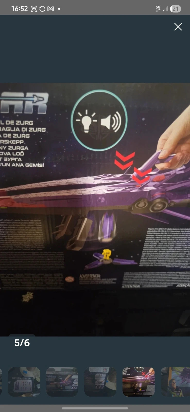 Nave Nodriza de Zurg - Lightyear Disney Pixar (Mattel) – Mattel – taille Jusqu'à 1 mois / 50 cm 3