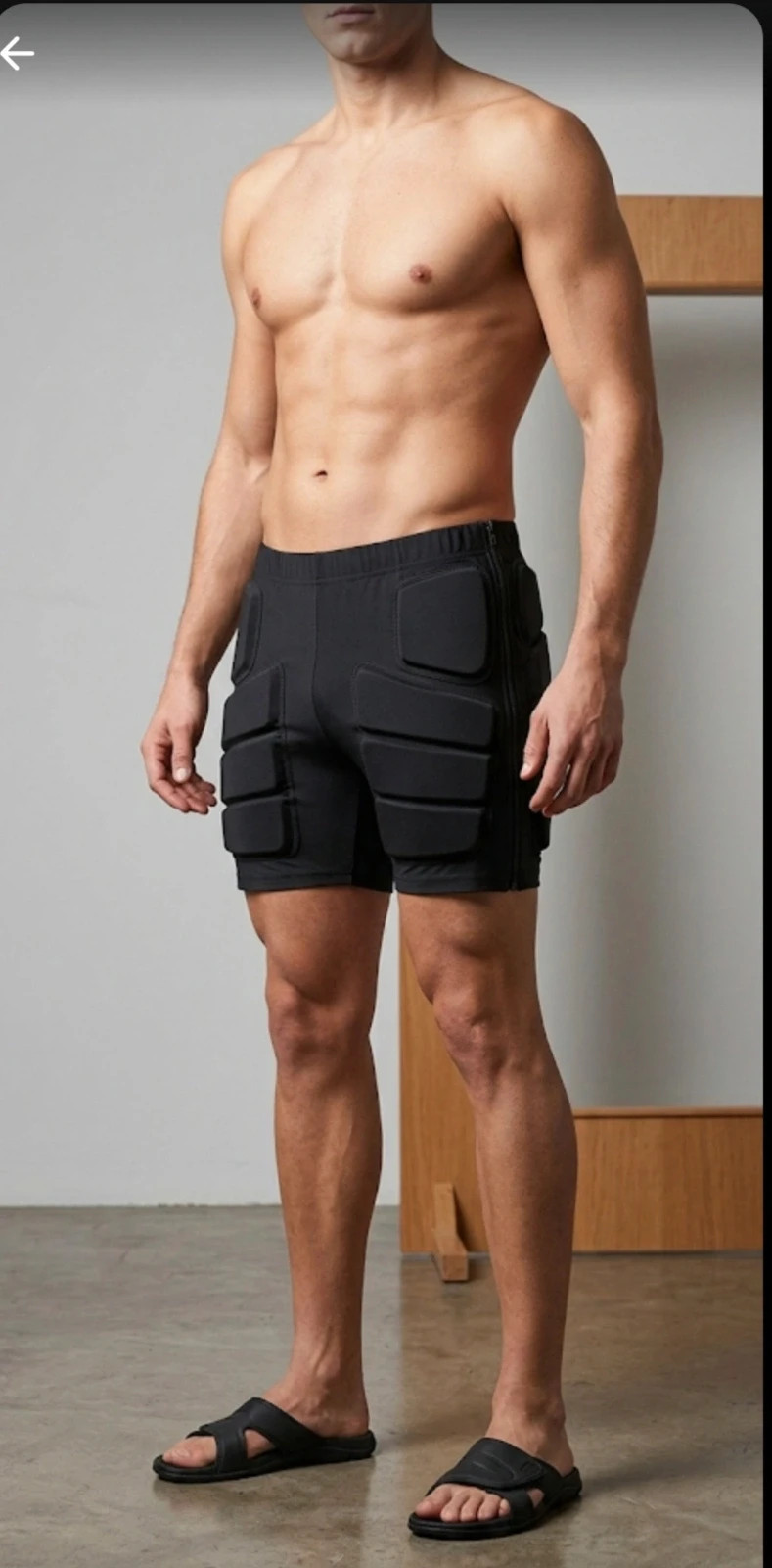 Pantalones Cortos de Protección con Acolchado – Nuevos