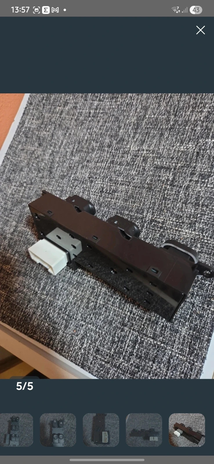 Interruptor Maestro Elevalunas Hyundai / Kia – 14 Pines – Lado Conductor – Como 2