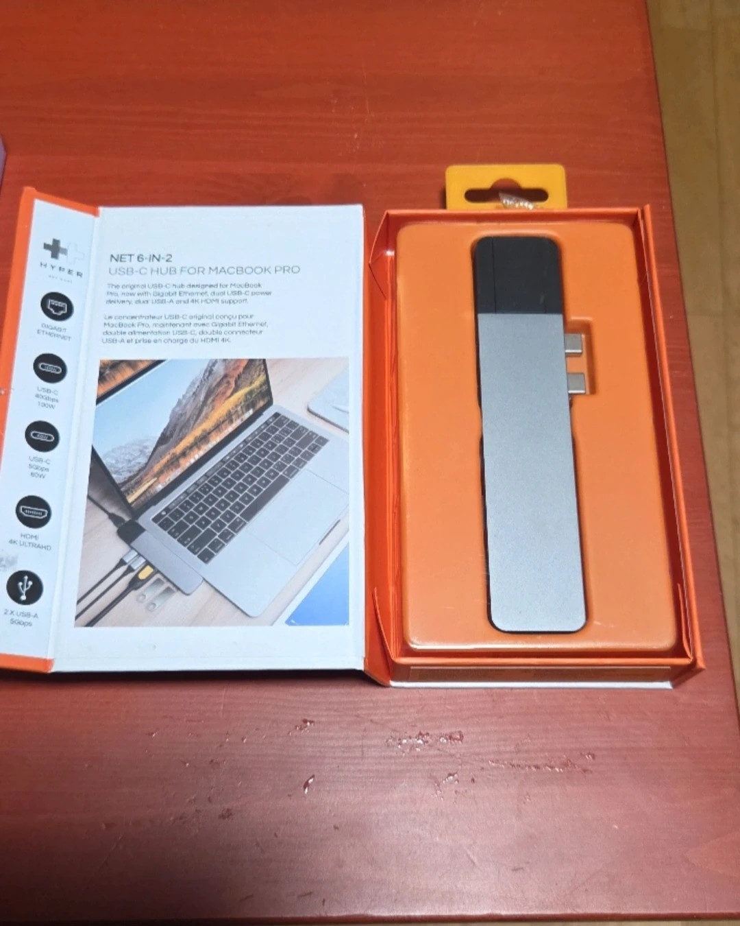 HyperDrive NET 6-in-2 USB-C Hub para MacBook Pro/Air - Gris Espacial NUEVO – Hyper