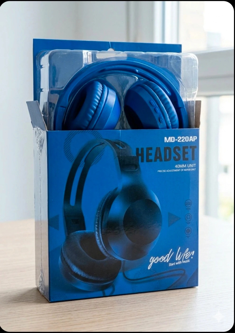 Auriculares Headset MD-220AP con Micrófono - Nuevos en caja – Cool