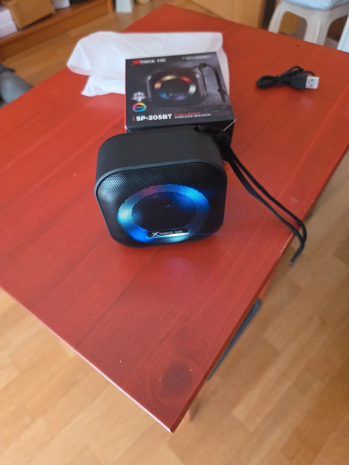 Altavoz Bluetooth Xtrike Me SP-205BT – Nuevo con Luces LED RGB – XTRIKE ME 3