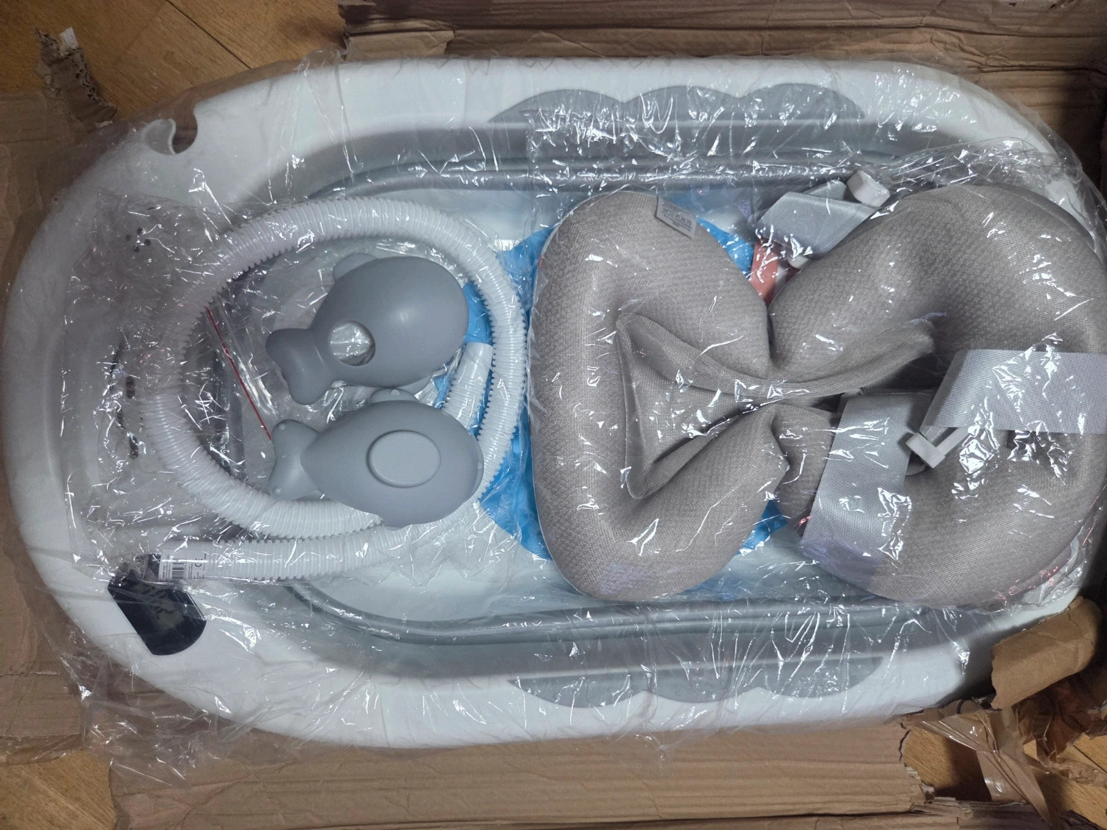Bañera Plegable Bebé con Termómetro Digital + Cojín y Accesorios (Nueva) – Shein 4