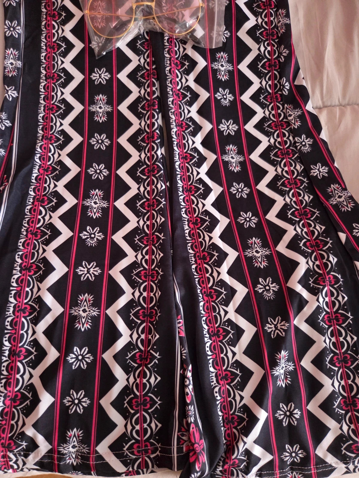 Disfraz Hippie Retro Años 70 - Set Completo con Accesorios – TU – taille M / 38 / 10 4