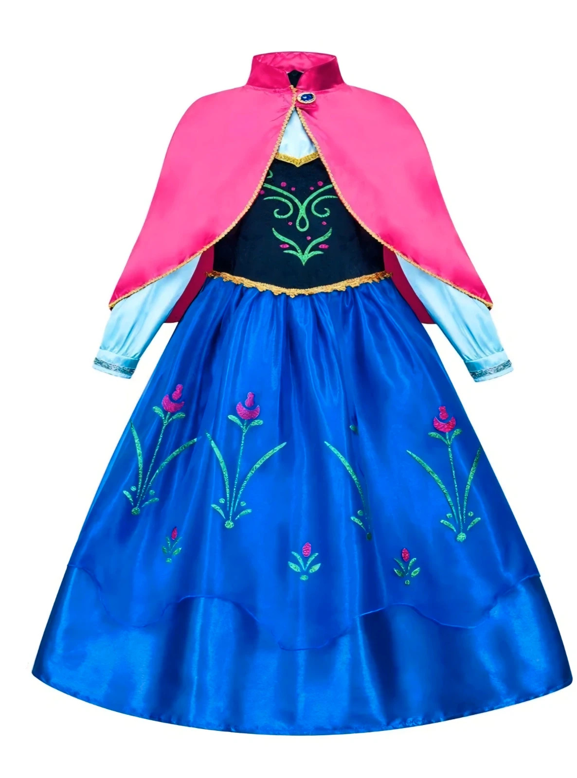 Disfraz Anna Frozen Deluxe + Accesorios (Nuevo con etiqueta)