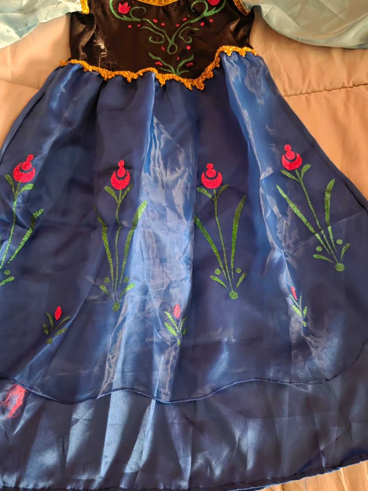 Disfraz Anna Frozen Deluxe + Accesorios (Nuevo con etiqueta) – Vestido – taille 8 ans / 128 cm 5