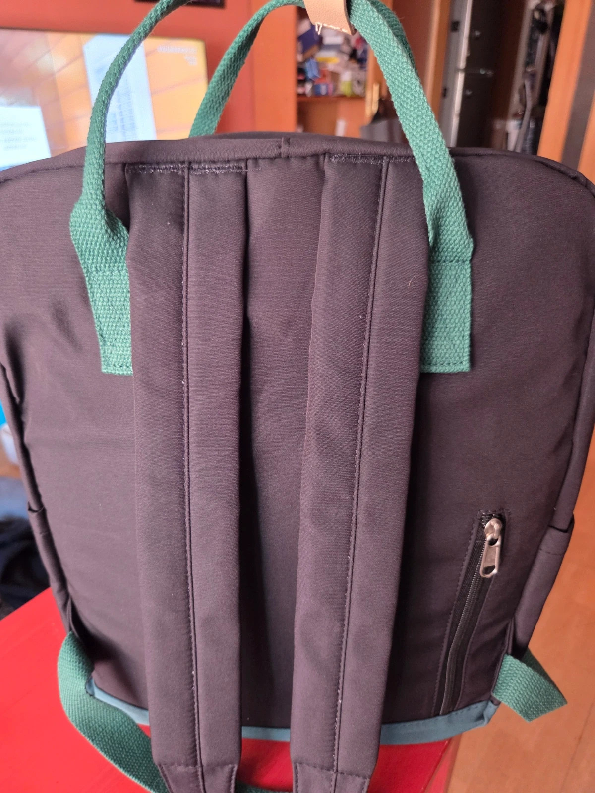 Nueva Mochila Look Firstxiu - Estilo Urbano / Laptop - Negro y Verde – FX Look Firstxiu 3