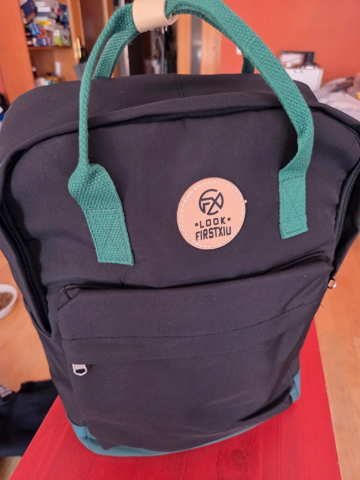 Nueva Mochila Look Firstxiu - Estilo Urbano / Laptop - Negro y Verde – FX Look Firstxiu 2