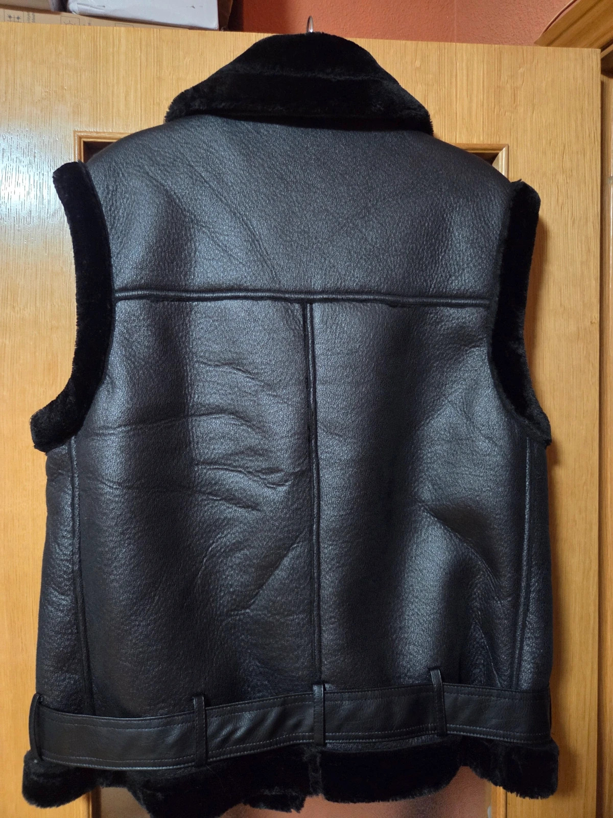 Chaleco Doble Faz Negro Estilo Aviador - Talla M (Oversize) – stt.zi hong – taille M / 38 / 10 5