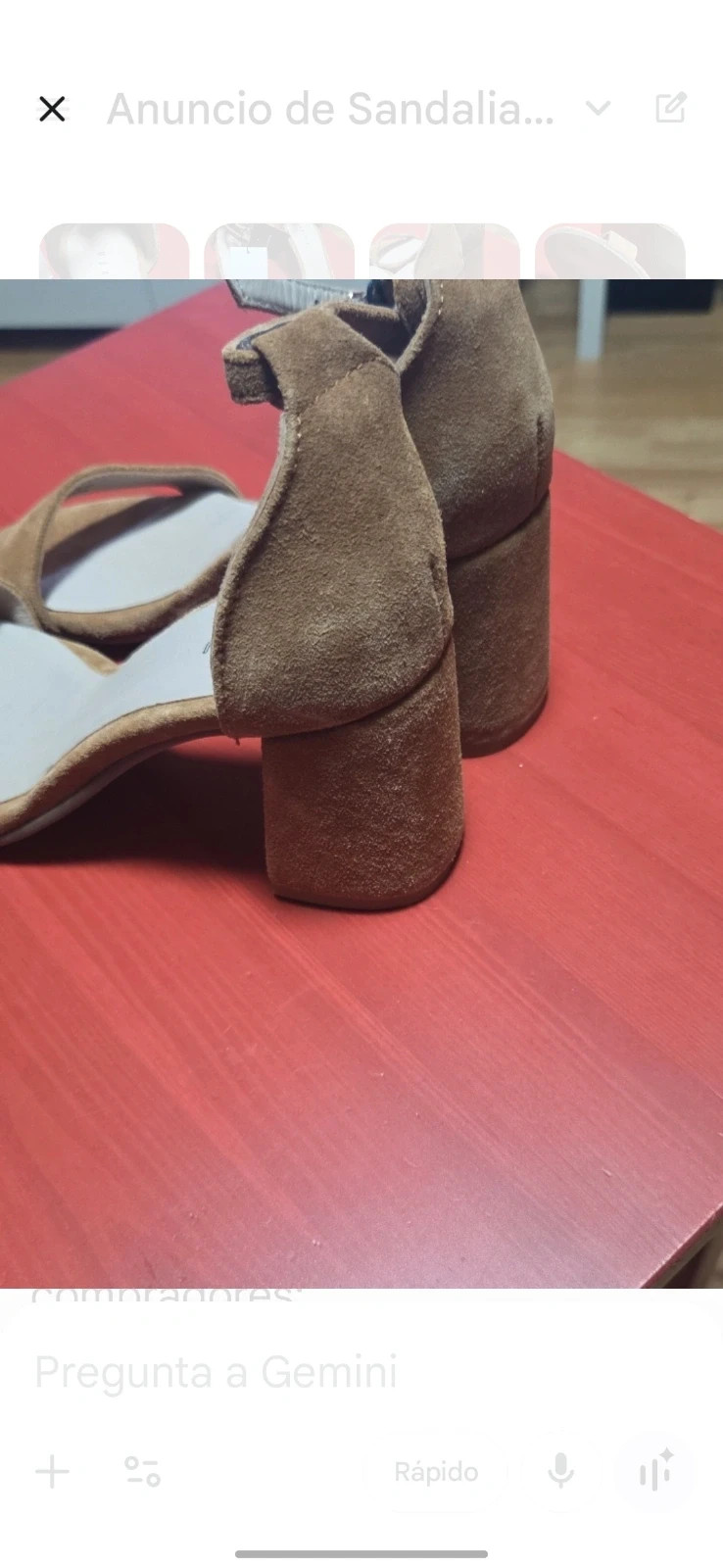 Sandalias de piel MOHITO camel - Tacón 7cm - Nuevas con Etiquetas – Mohito – taille 36 5