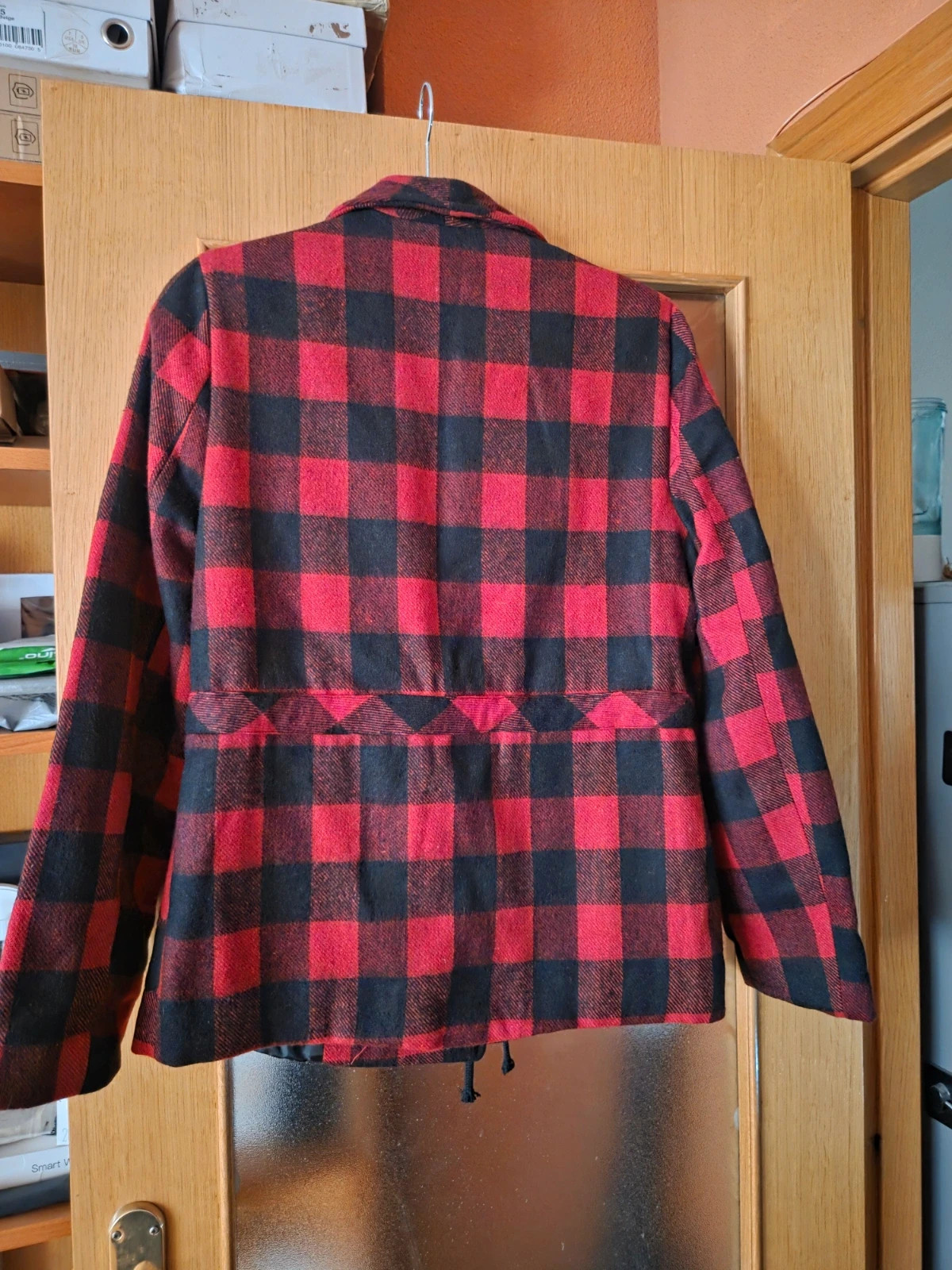 Blazer/Chaqueta Grunge Cuadros Rojos - Talla M – CM 2
