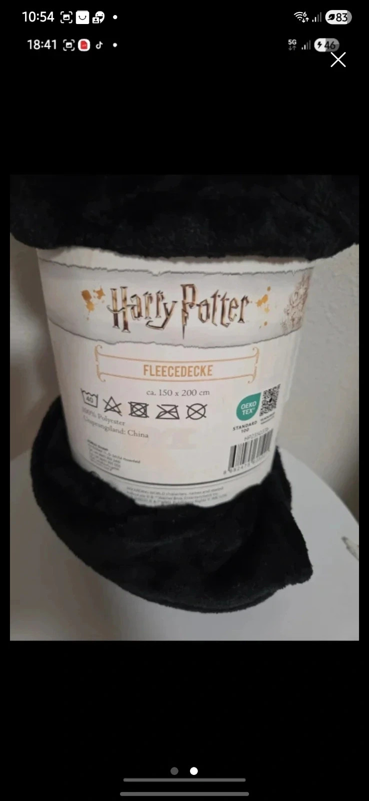 Manta Harry Potter Oficial - Suave y Calentita – Primark – taille 125 x 150 cm 2