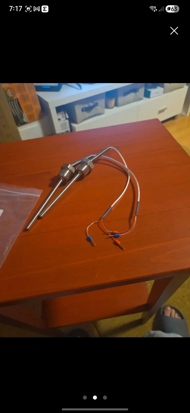 2 Sondas Temperatura NTC 10K (Acero Inox) Rosca 1/2 – Fabricado por Shanghai Hanxing Auto Instruments 2