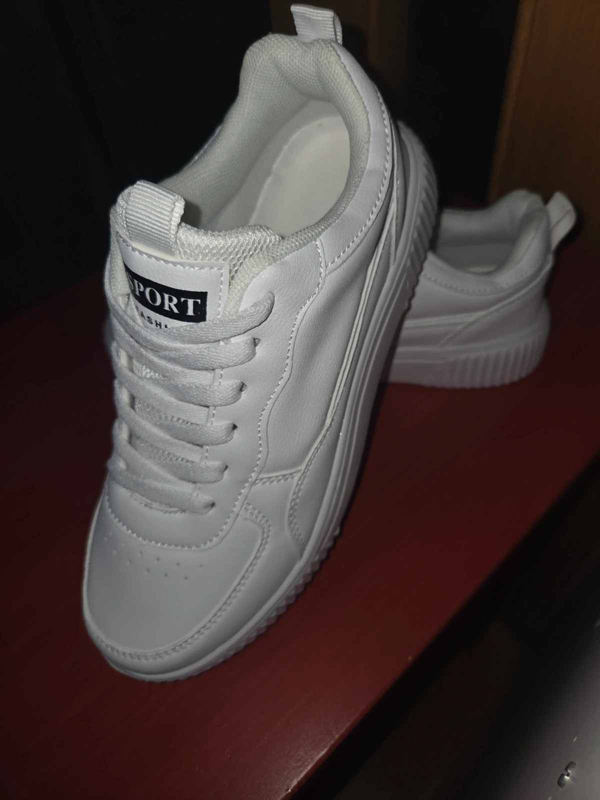 Zapatillas blancas plataforma SPORT - Talla 38 - NUEVAS – taille 38 3