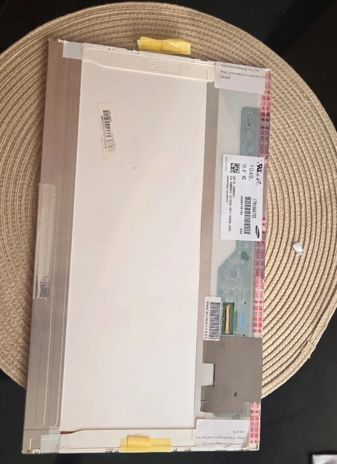 Pantalla LCD 15.6" Samsung LTN156AT02 (NUEVA) - 40 Pines LED