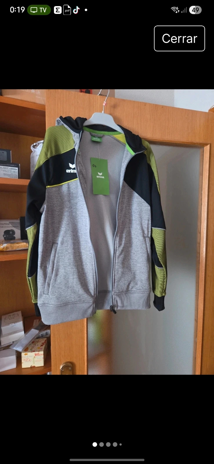 Chaqueta deportiva Erima Premium One 2.0 - Talla 152 (Niño/a) - Nueva con etiquetas – Erica Bellucci – taille 12 ans / 152 cm