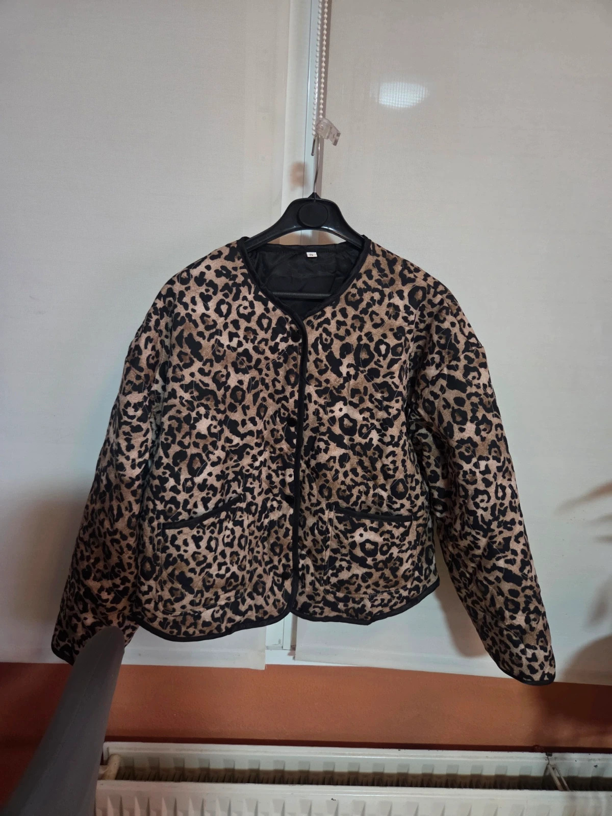 Chaqueta Acolchada Estampado Leopardo - Talla S - Estilo Bomber/Oversize – taille S / 36 / 8 2