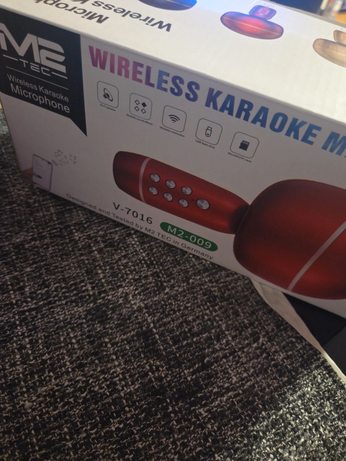 micrófono de karaoke inalámbrico – M2 tec 5