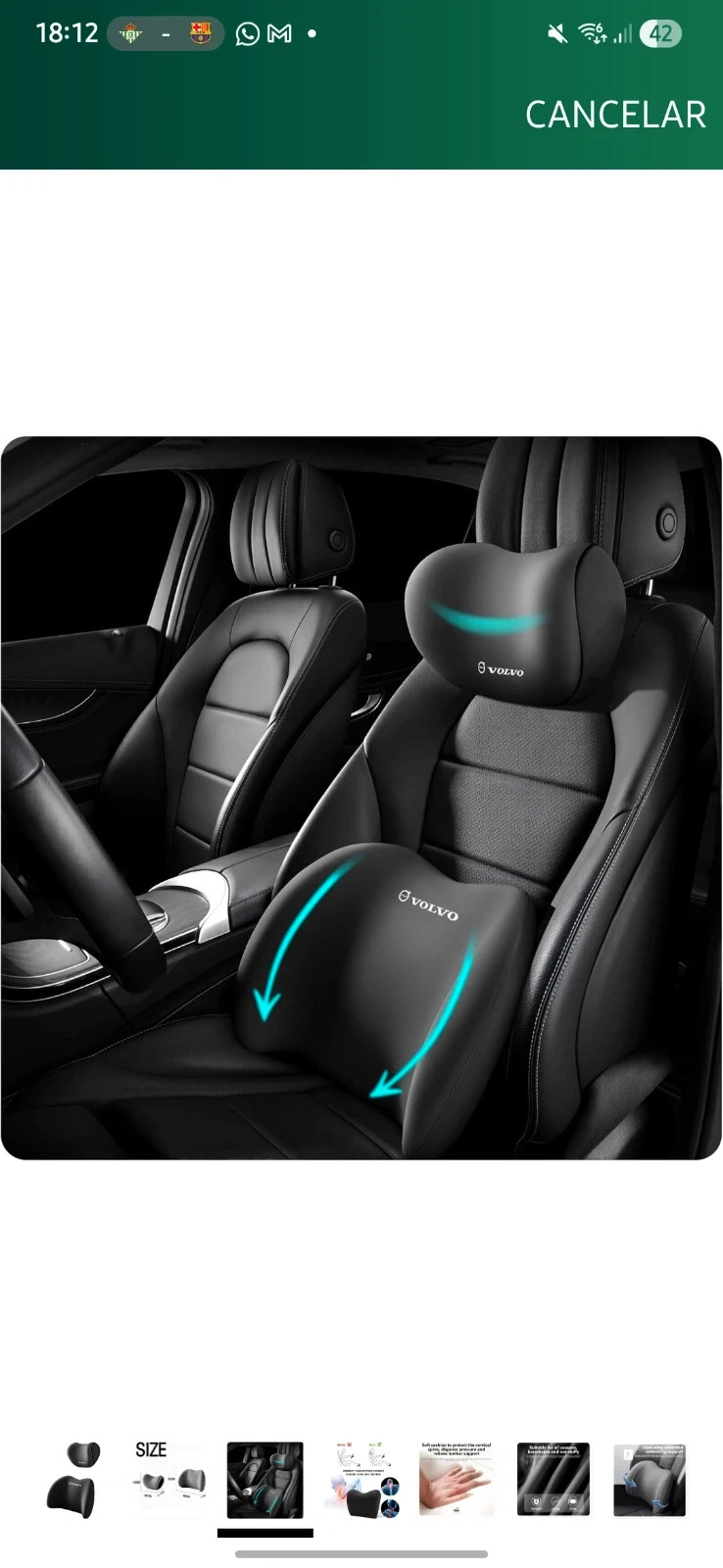cojín de apoyo lumbar y cervical de la marca KST Kasite. – Kasite – taille Autre 4