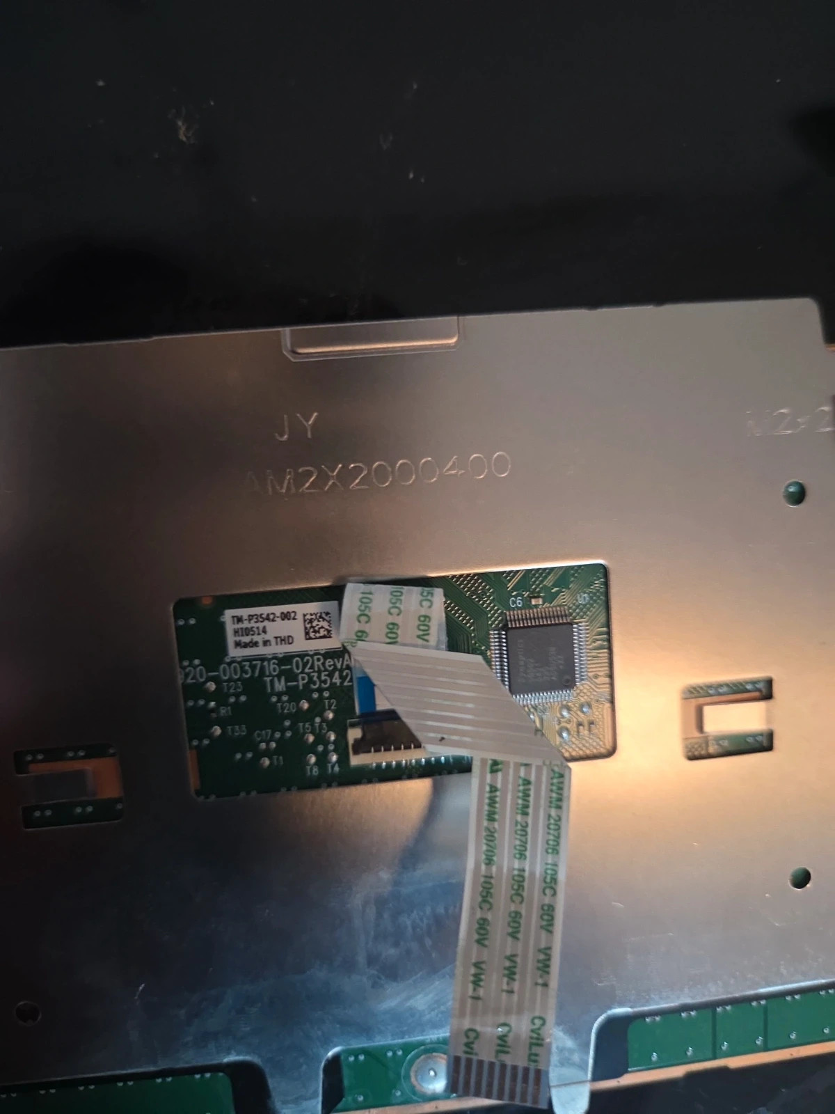 panel táctil (touchpad) de un ordenador portátil. – Para 2