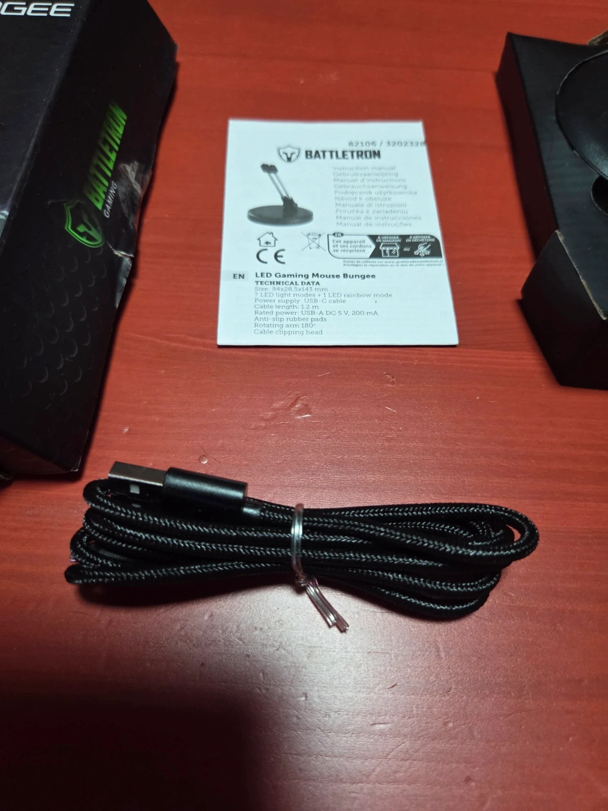 Mouse Bungee Gaming Battletron NUEVO con LED RGB – Battletron 3