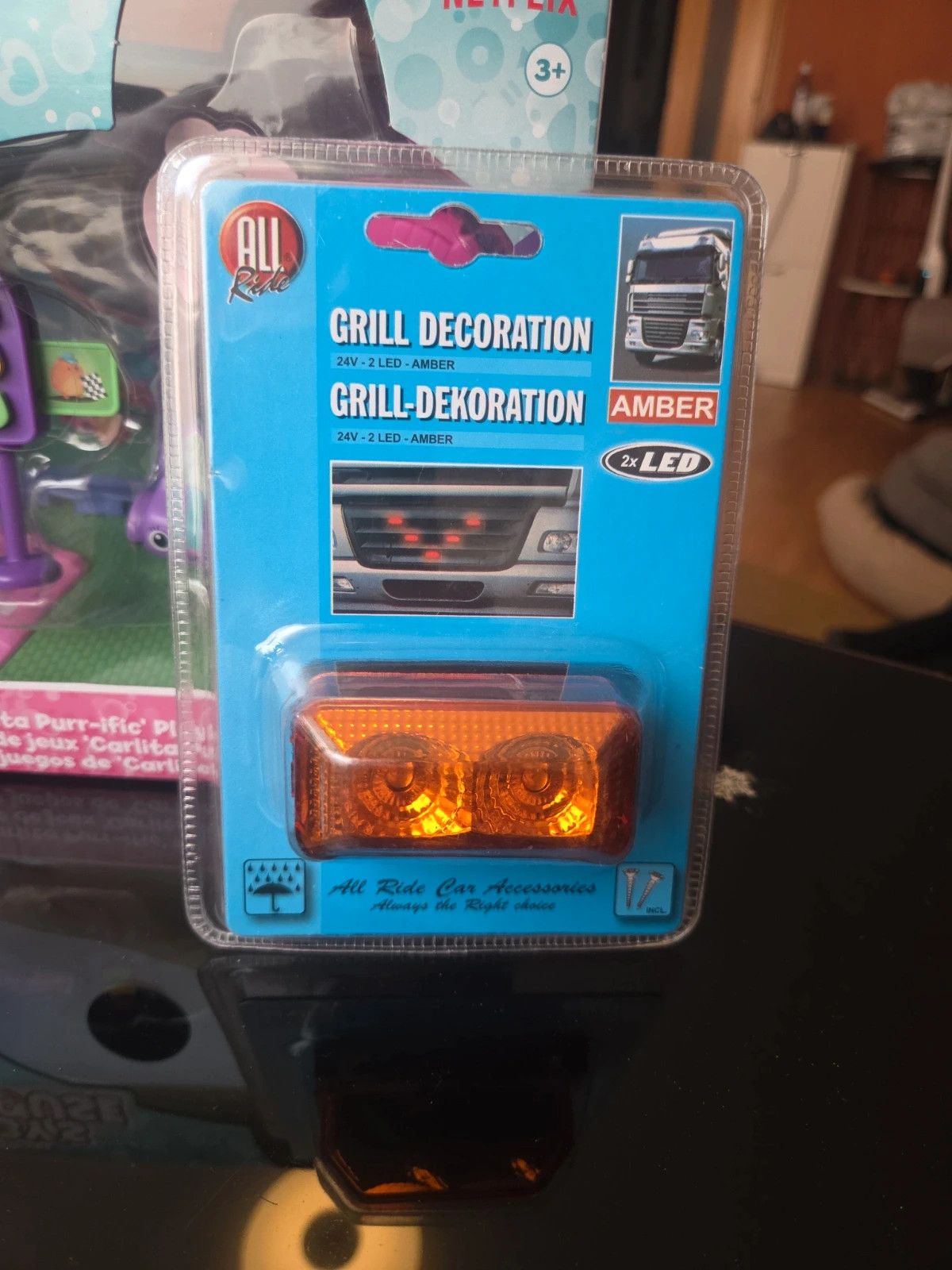 Luz led parilla coche