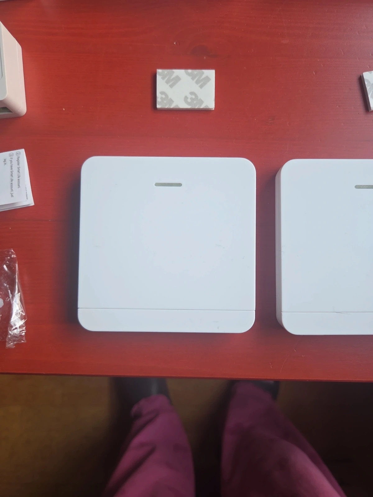Kit Conmutador Inteligente WiFi + 2 Interruptores Inalámbricos Sin Pilas – Interruptor Inteligente compatible con Tuya / Smar