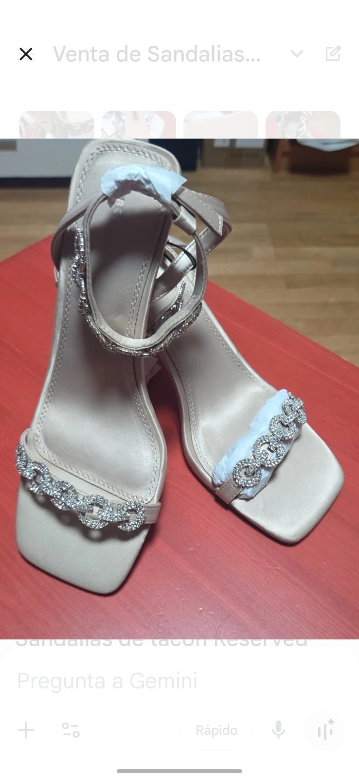 Sandalias Reserved con Pedrería - Talla 38 - NUEVAS – Reserved – taille 38 3