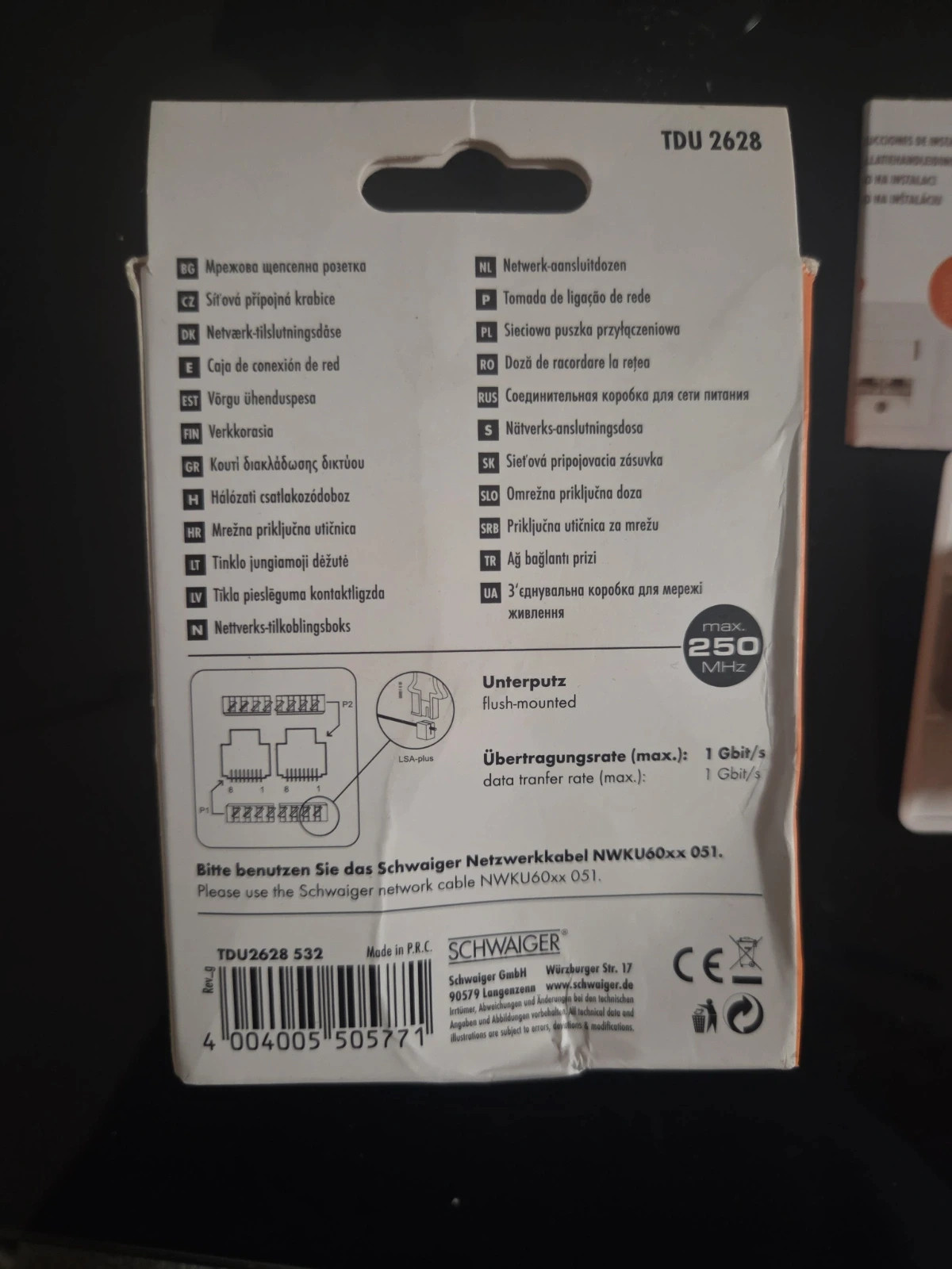 Caja de conexion de red – schwaiger 5