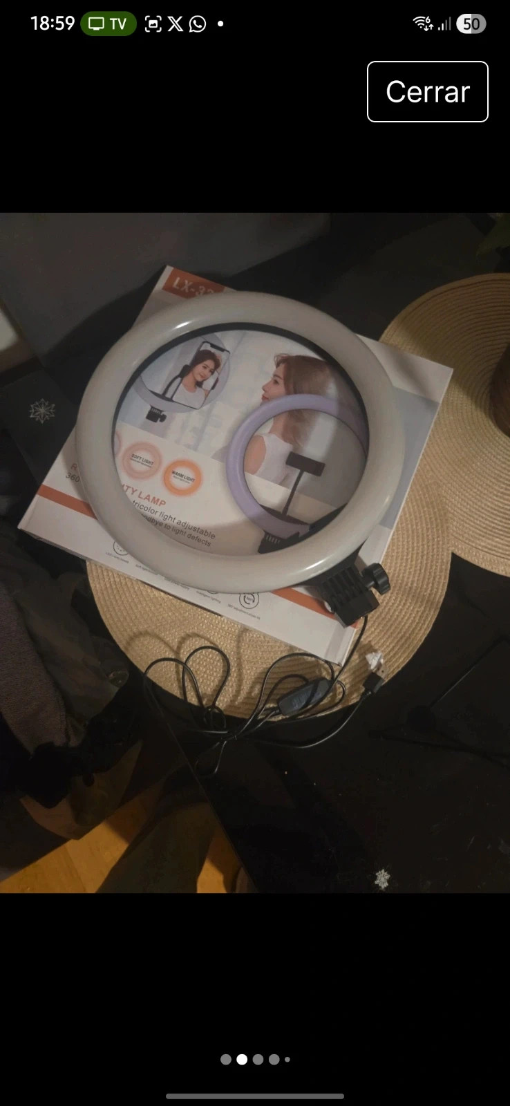 Aro de Luz LED 13" Lieront LX-33 + Mando Bluetooth + Caja – Lieront LX33 2