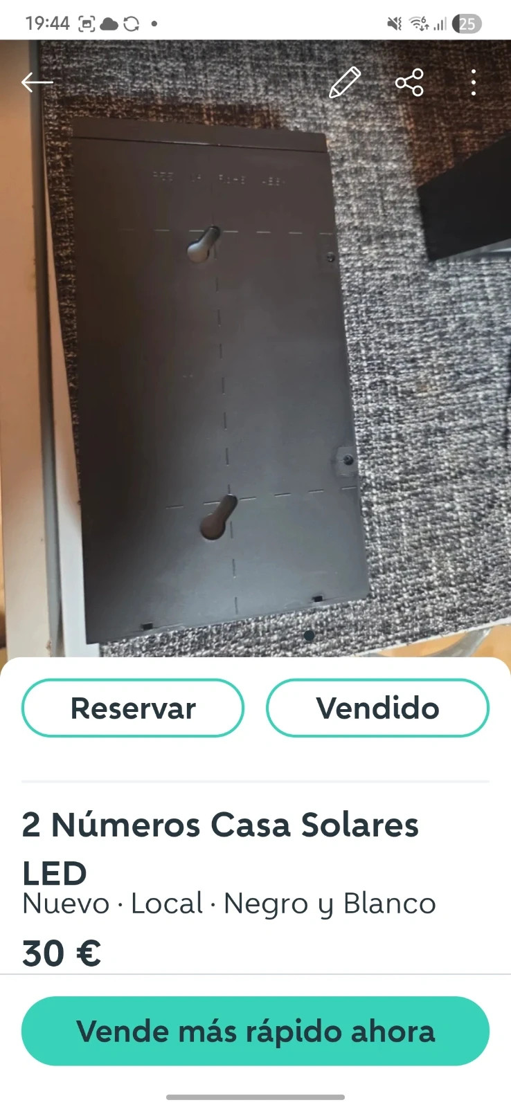 Numeros de casa con energia solar – Blanca 5