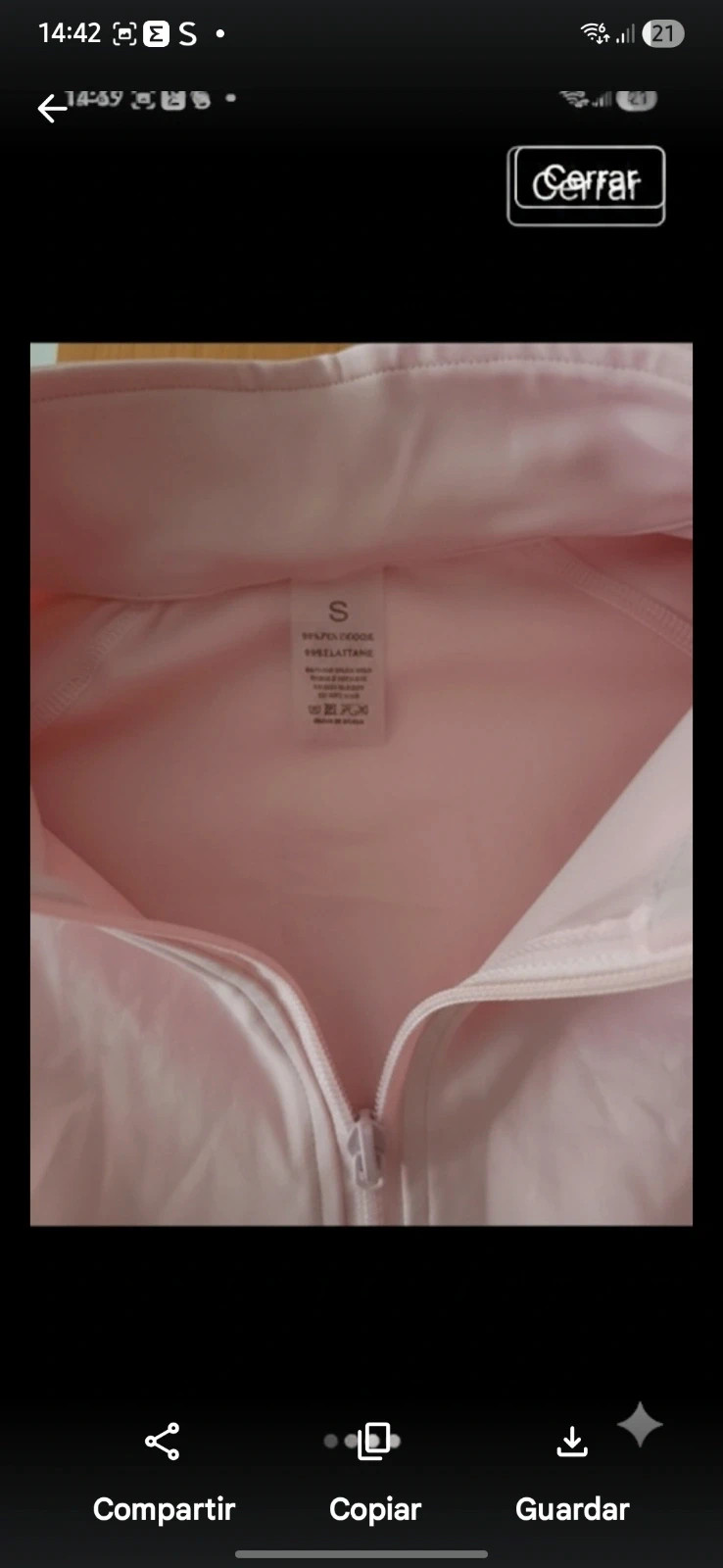 Chaqueta Deportiva ,estilo Lululemon" o "estilo Gymshark" – Rosa – taille S / 36 / 8 2