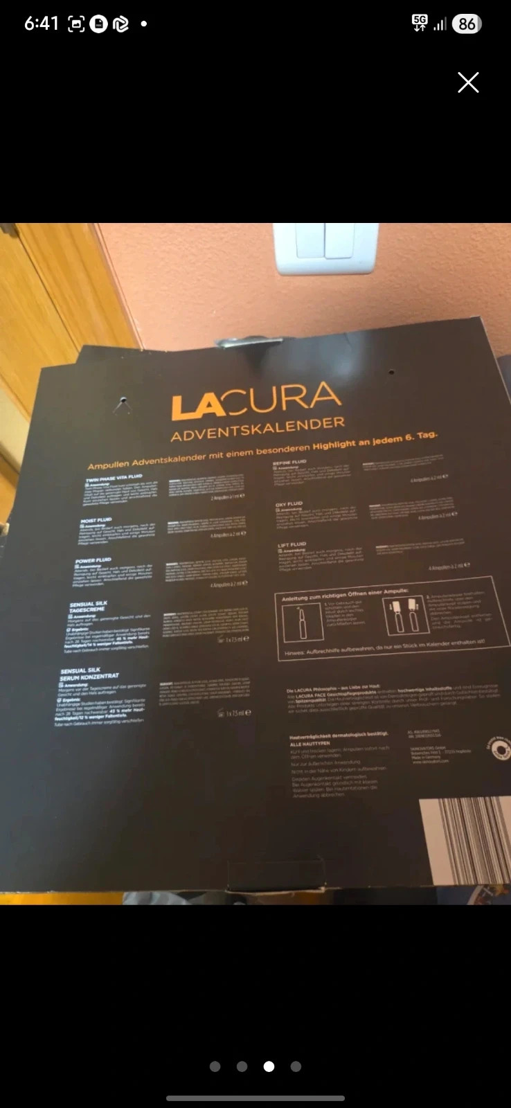 Calendario advento belleza Lacura – Lacura 3