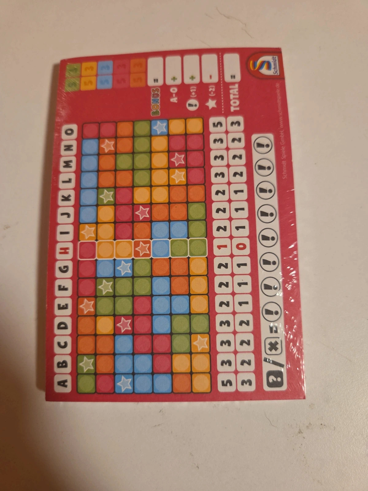 bloque adicional para el juego de mesa Noch Mal!, – Schmidt Spiele 2