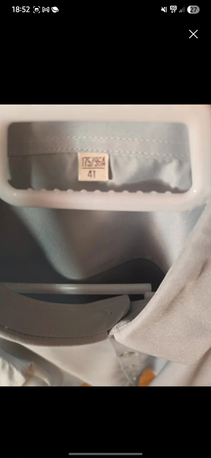 Camisa gris hombre – taille M 2