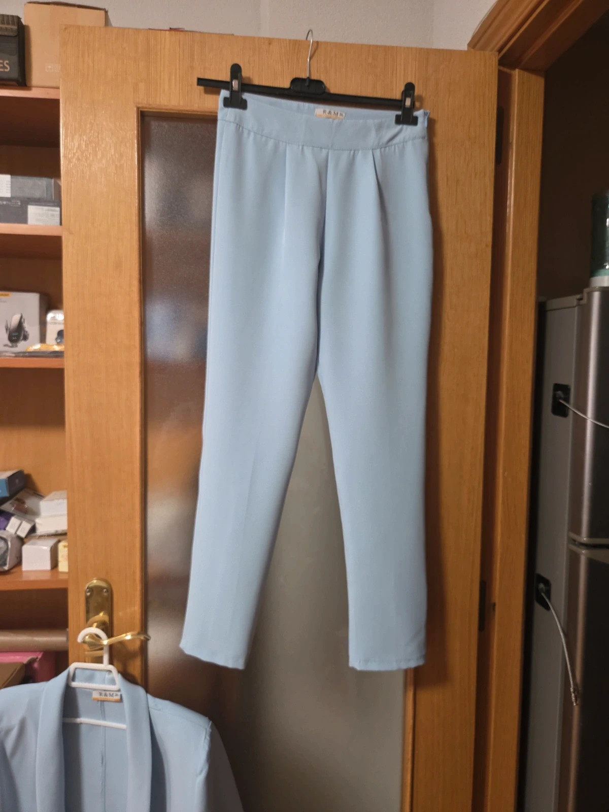 Traje azul mujer chaqueta y pantalón – RM – taille XS / 34 / 6 2