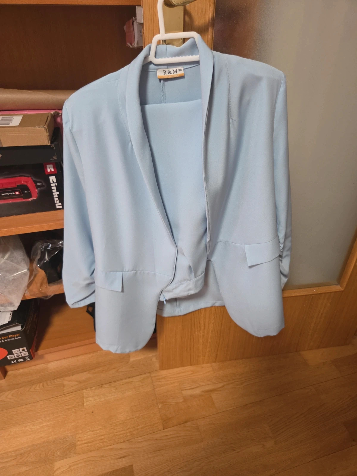 Traje azul mujer chaqueta y pantalón – RM – taille XS / 34 / 6 5