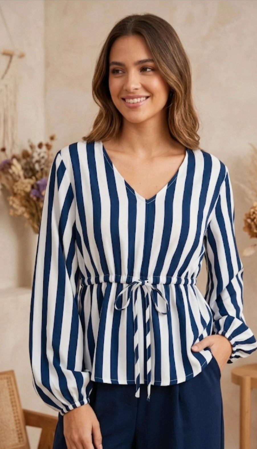 Camisa de manga larga mujer – Shein – taille S / 36 / 8 2