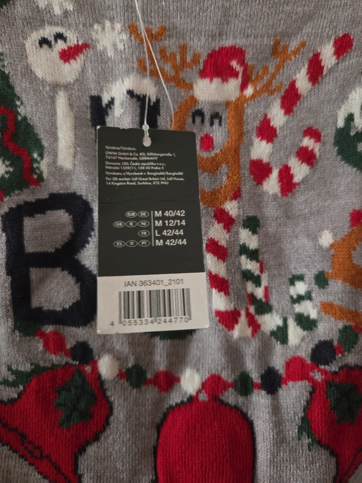 Jersey navideño – Esmara – taille M / 38 / 10 2