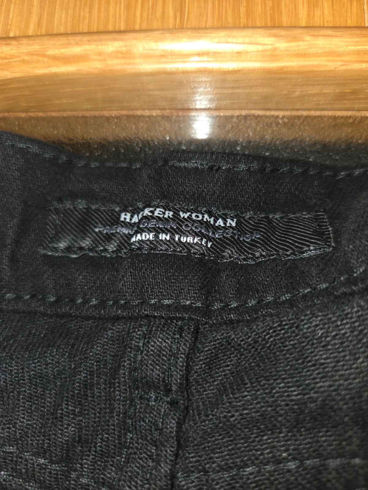Pantalón vaqueros negro – hacker women – taille M / 38 / 10 3