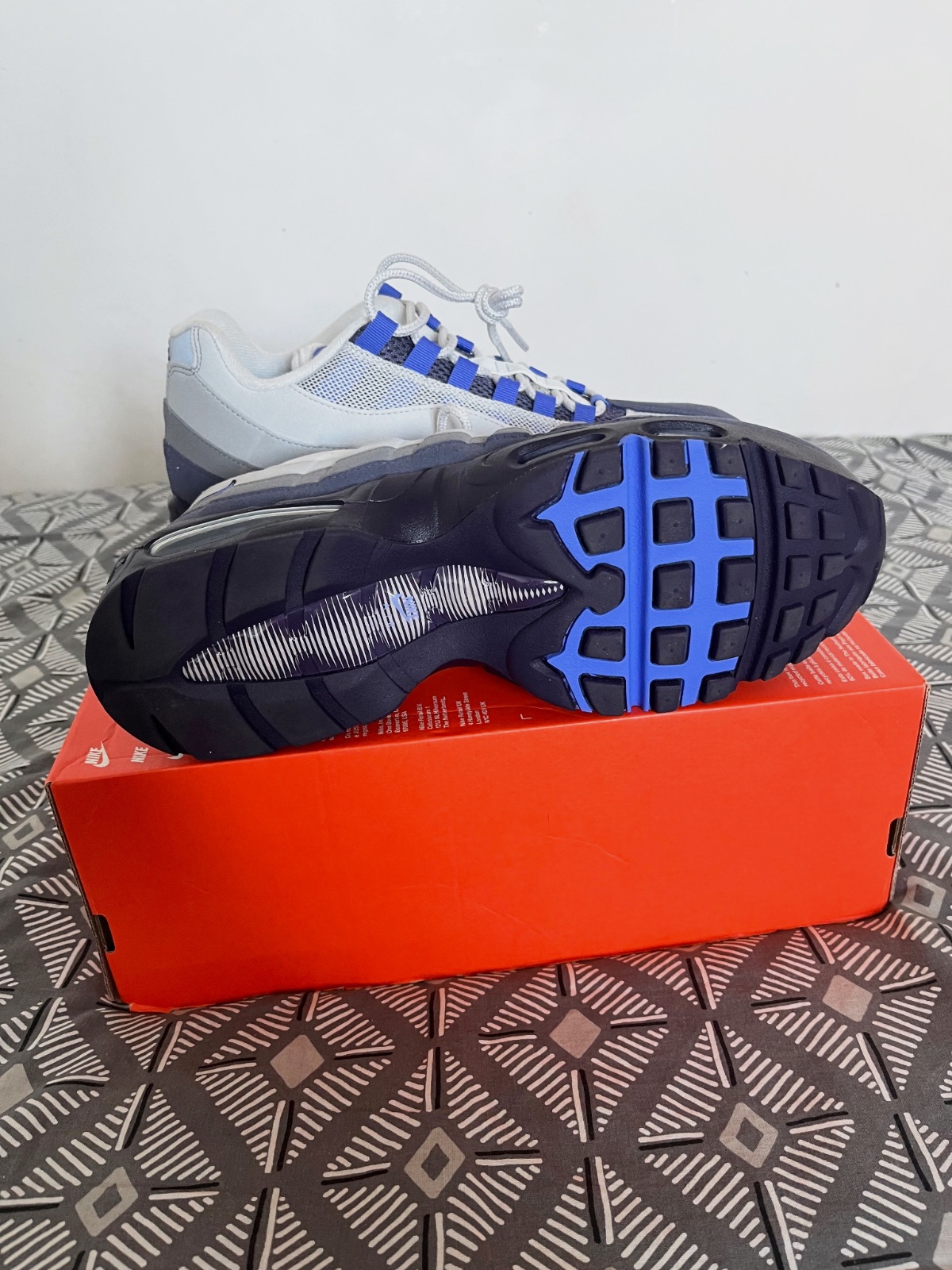 Sneakers Nike Air Max 95 gris et bleu – Nike – taille EU 44 4