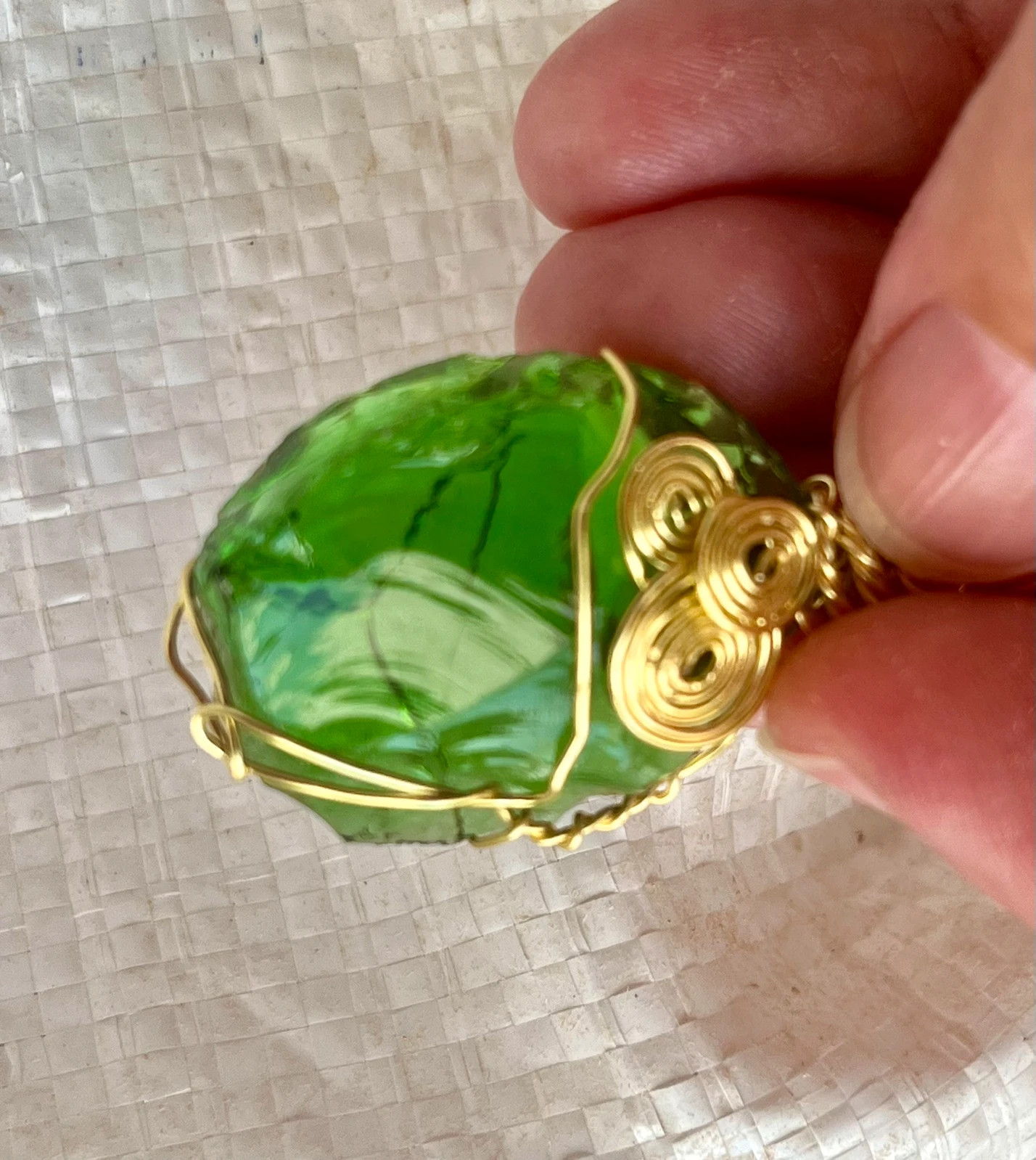 Colgante Andara verde – andara 3