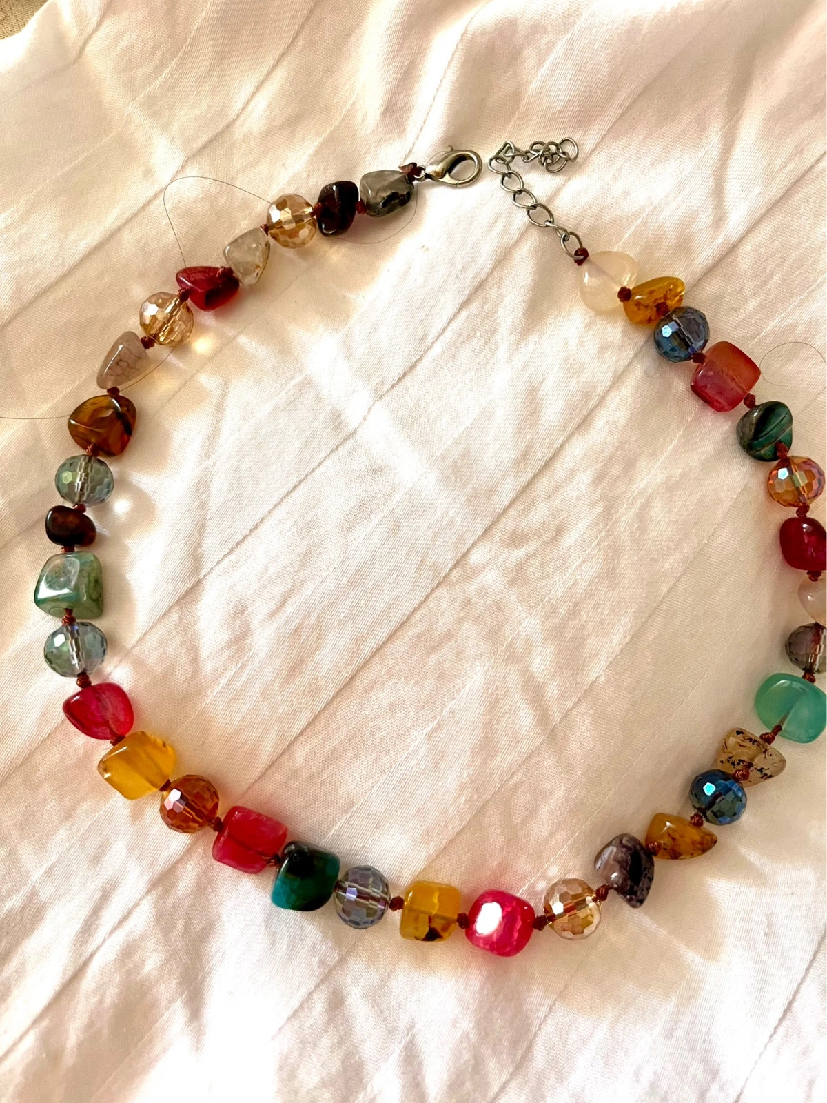 Collar con piedras naturales y cristales – No Label 2