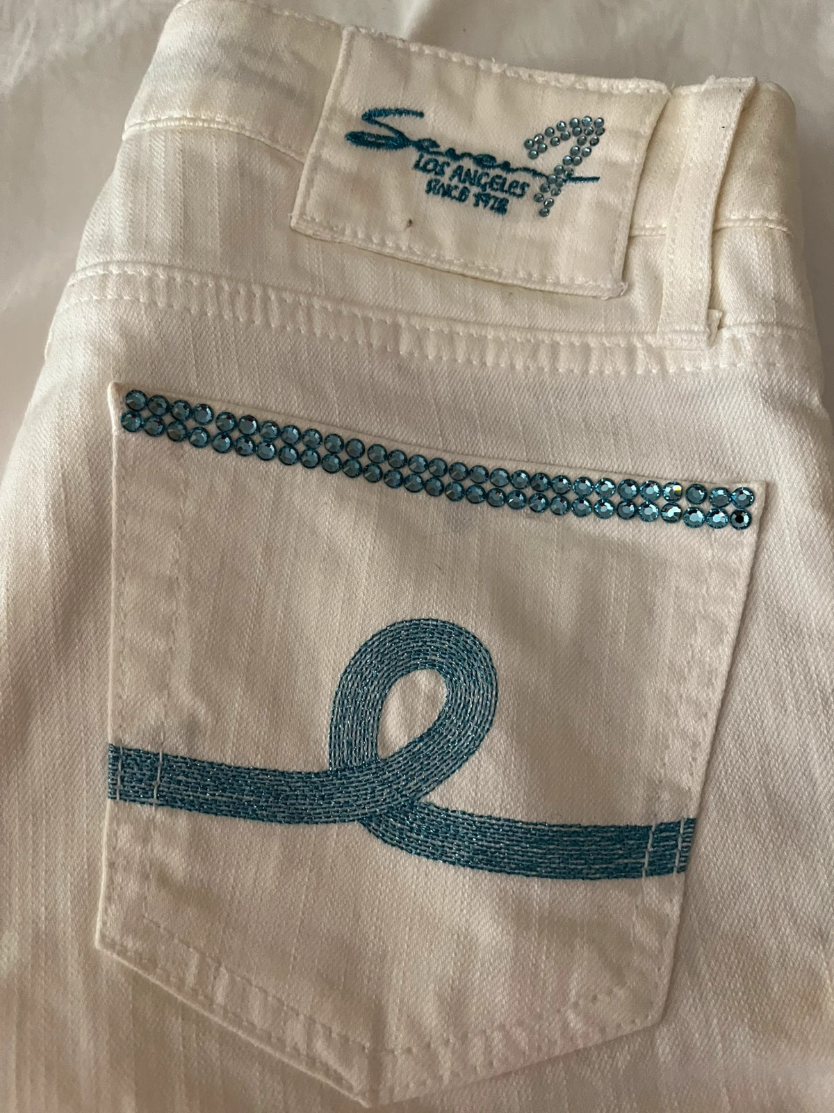 Jeans vintage 7 For all Mankind – 7 For All Mankind – taille S / 36 / 8 3